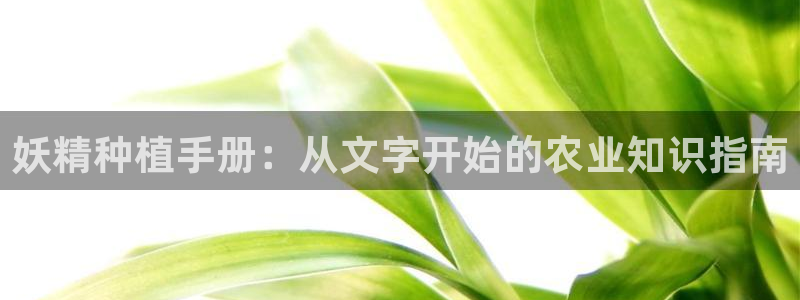 羞羞漫画邪恶：妖精种植手册：从文字开始的农业知识指南